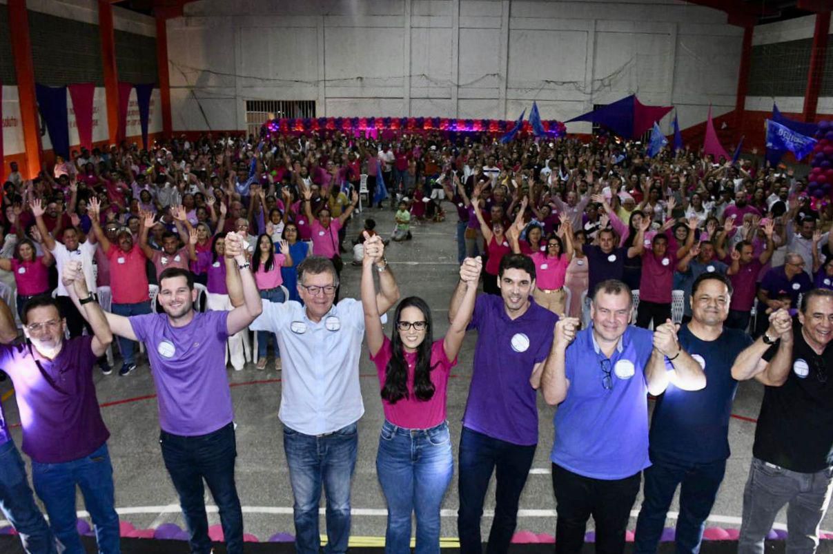 Senador Laércio Oliveira reafirma apoio a Dra. Gabriella durante convenção em Itabi